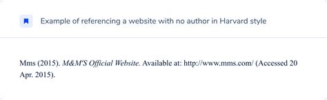 how to reference a website with no author harvard